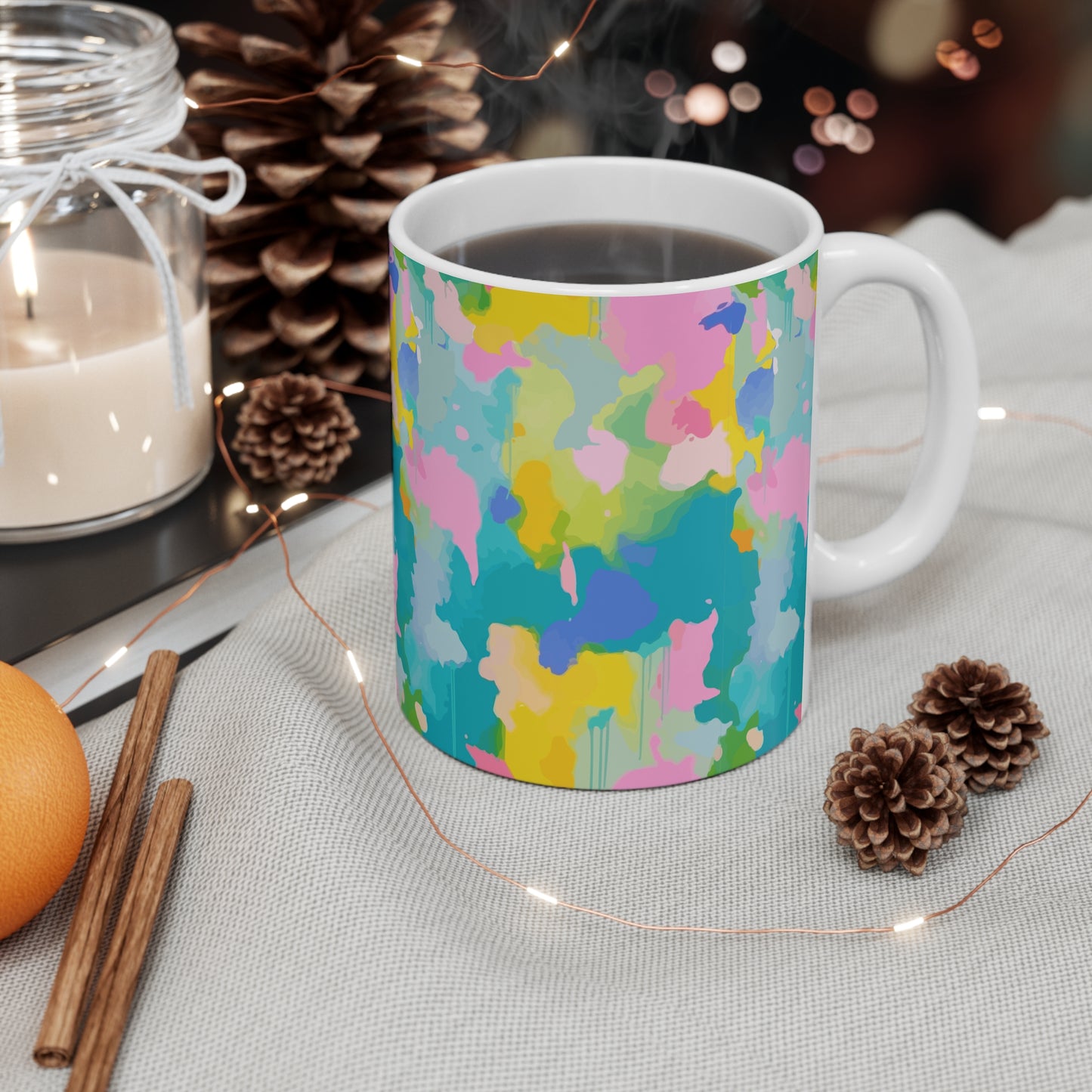 Paint Splat 11oz Coffee Mug