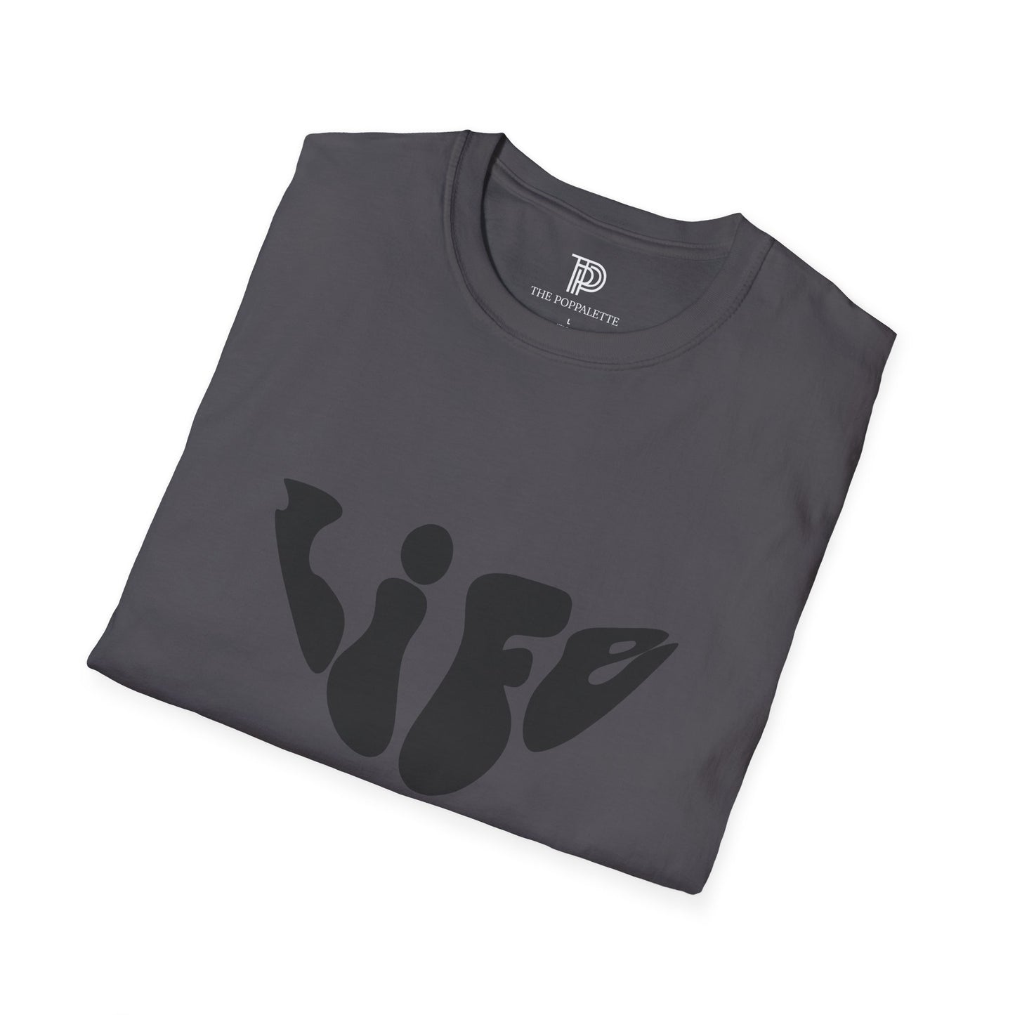 Black & white Life Graphic Men T-Shirt - Soft and Comfy Fit