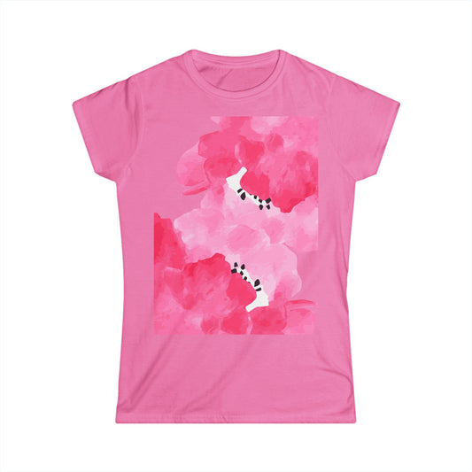 Pink Flower Women's Softstyle Tee