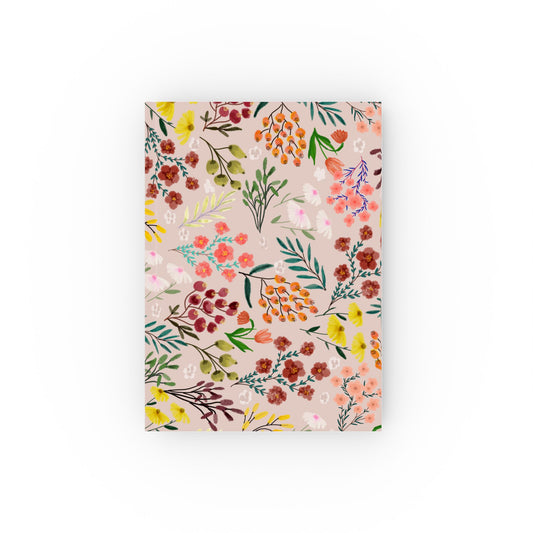 Colourful Floral Hard Backed Journal