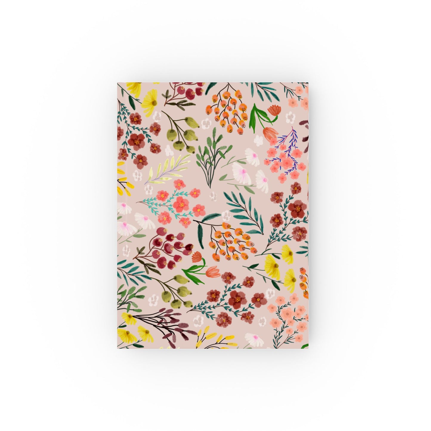 Colourful Floral Hard Backed Journal