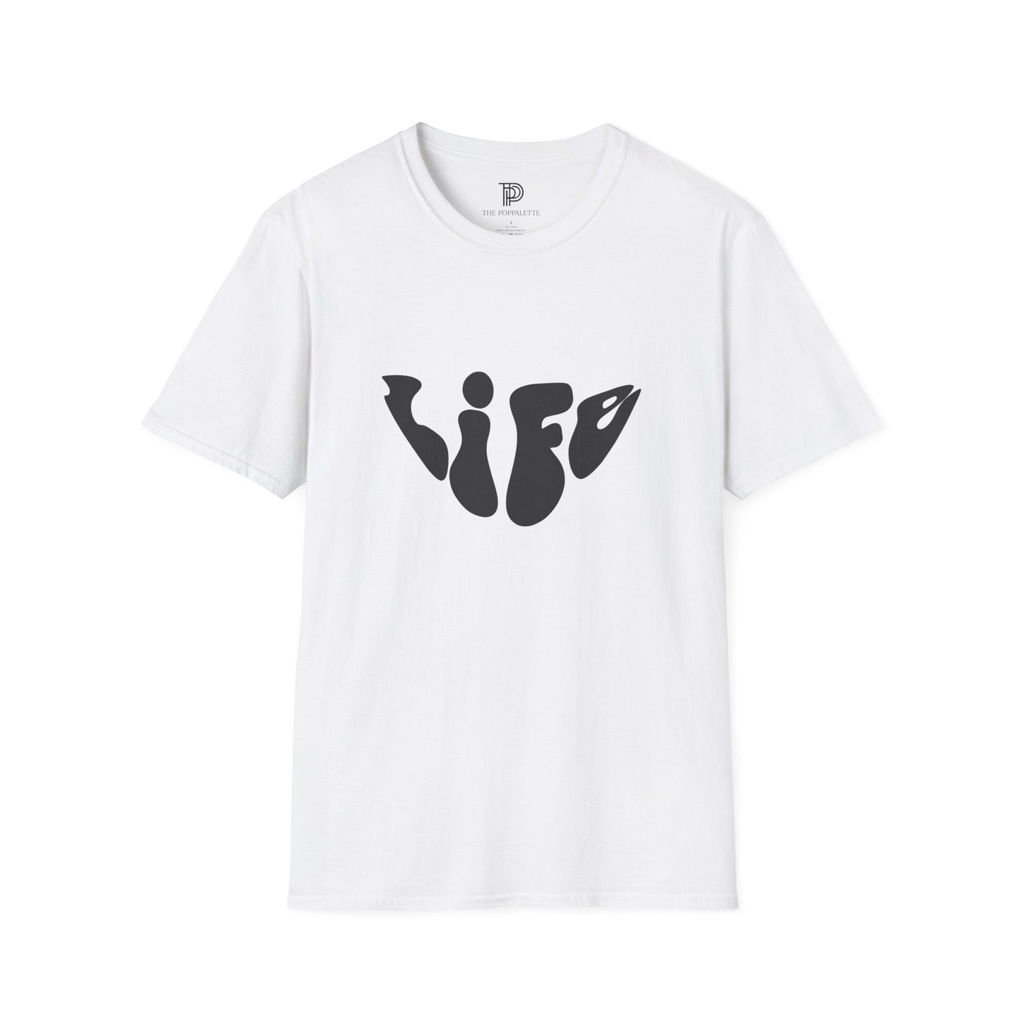 Black & white Life Graphic Men T-Shirt - Soft and Comfy Fit