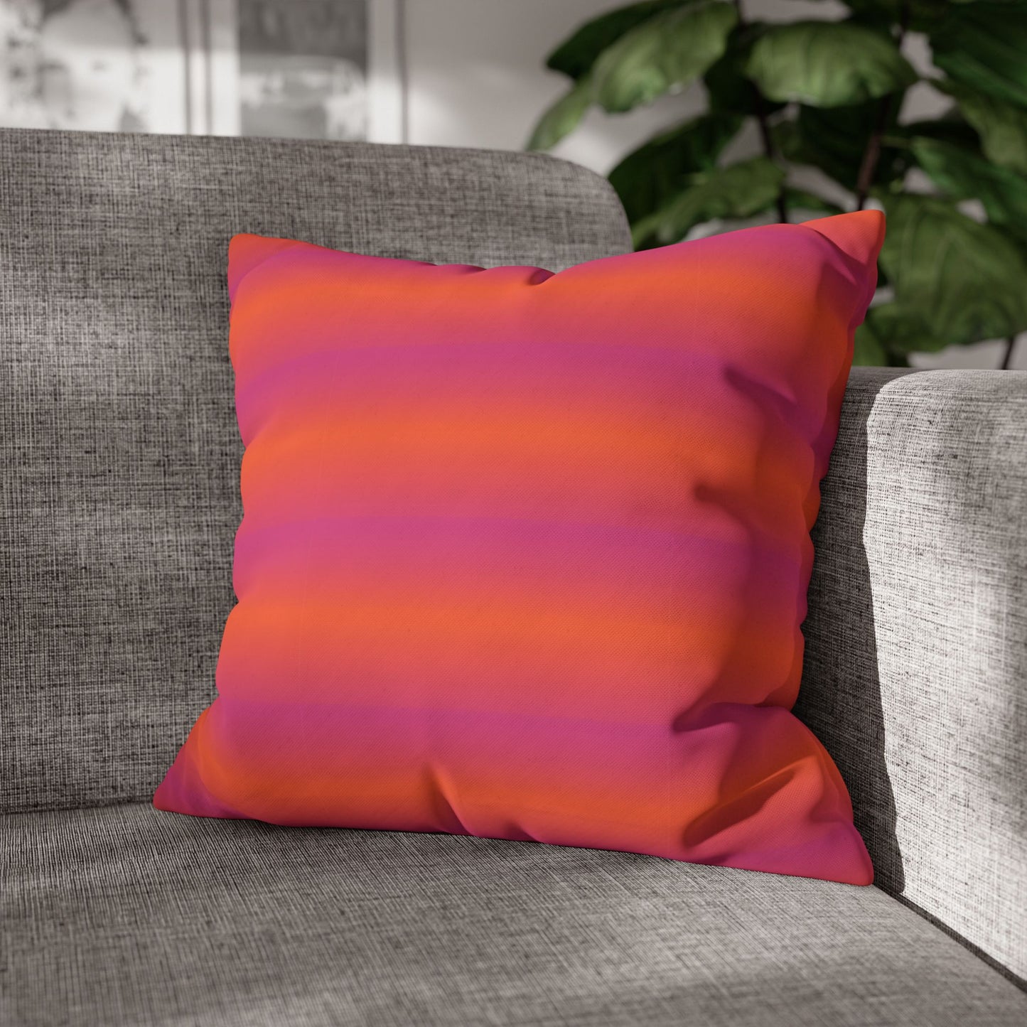 Pink Orange Ombre Pillowcase