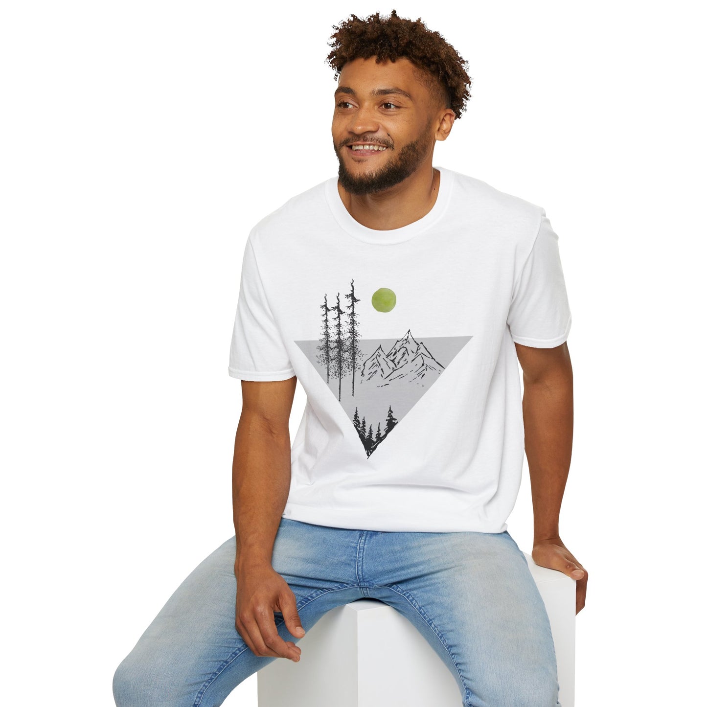 Black & white Nature Men T-Shirt - Soft and Comfy Fit