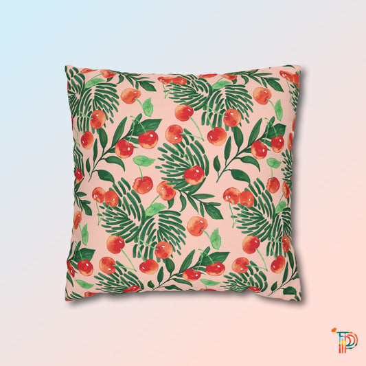 Square Pillowcase Christmas Floral