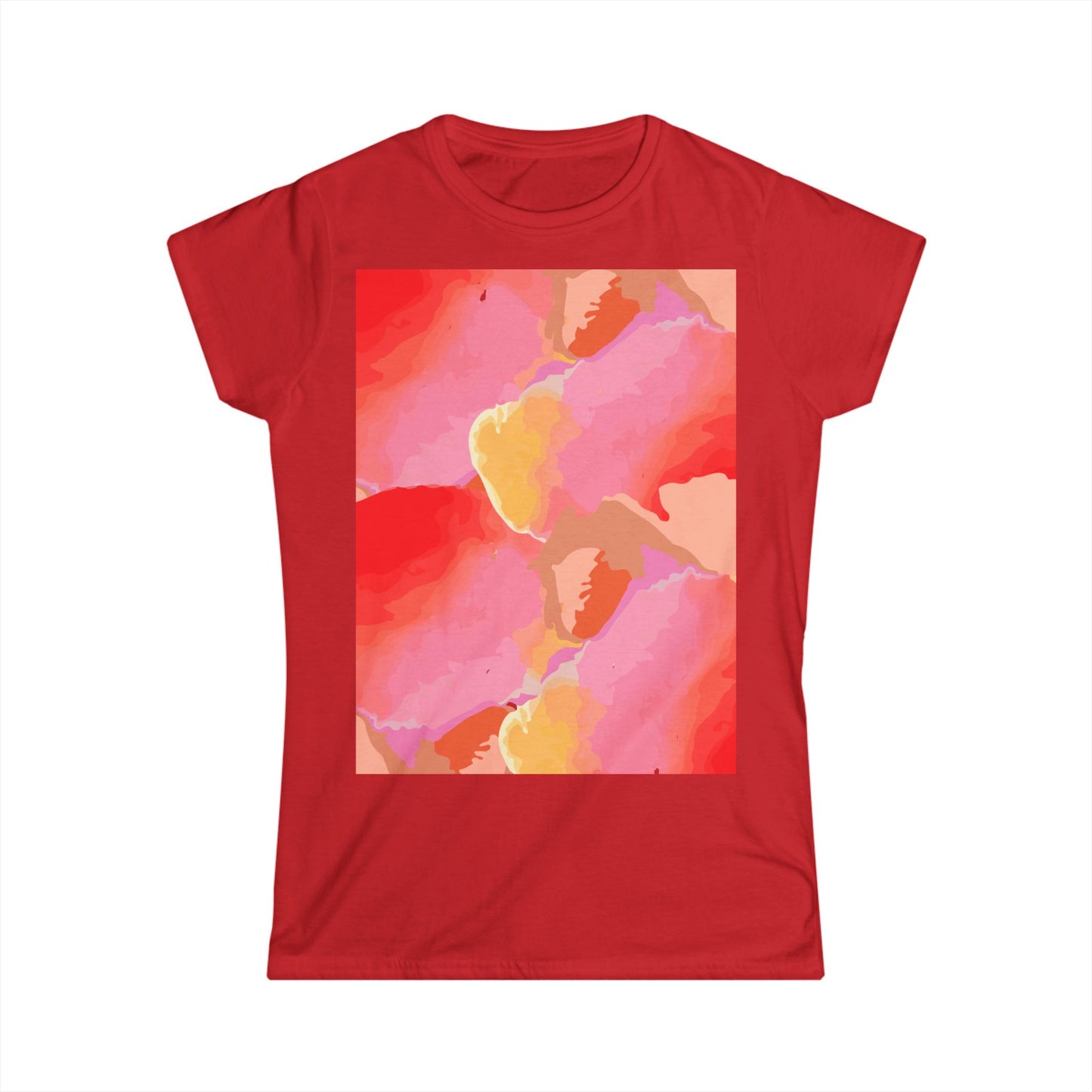 Red Women's Softstyle Tee