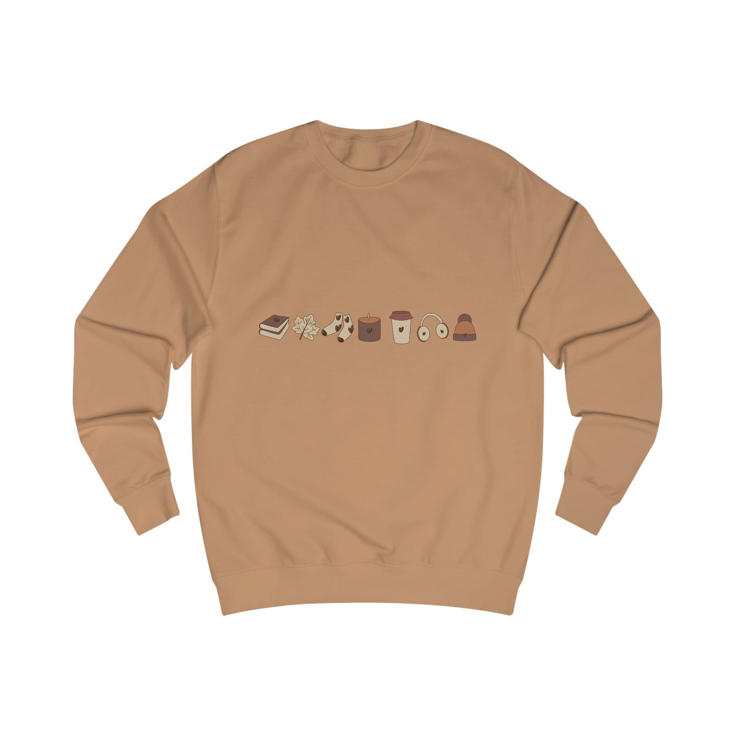 Cozy Autumn/Winter Vibes- Ginger Biscuit Floral Women's Sweatshirt