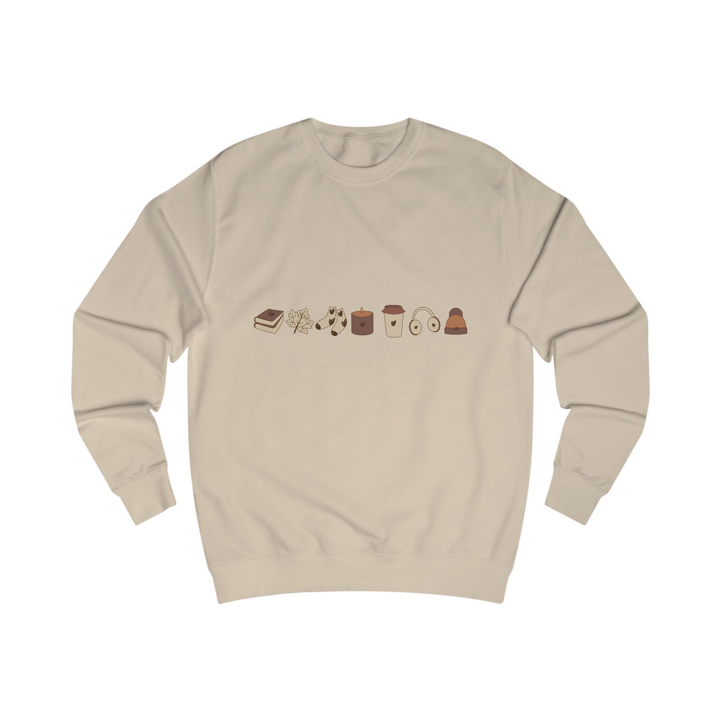 Cozy Autumn/Winter Vibes- Ginger Biscuit Floral Women's Sweatshirt