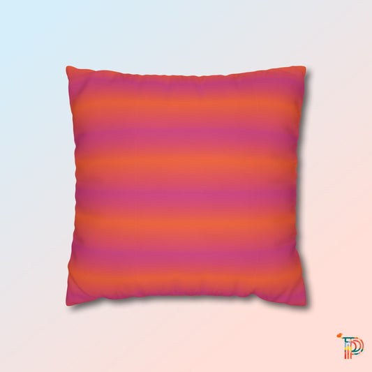 Pink Orange Ombre Pillowcase