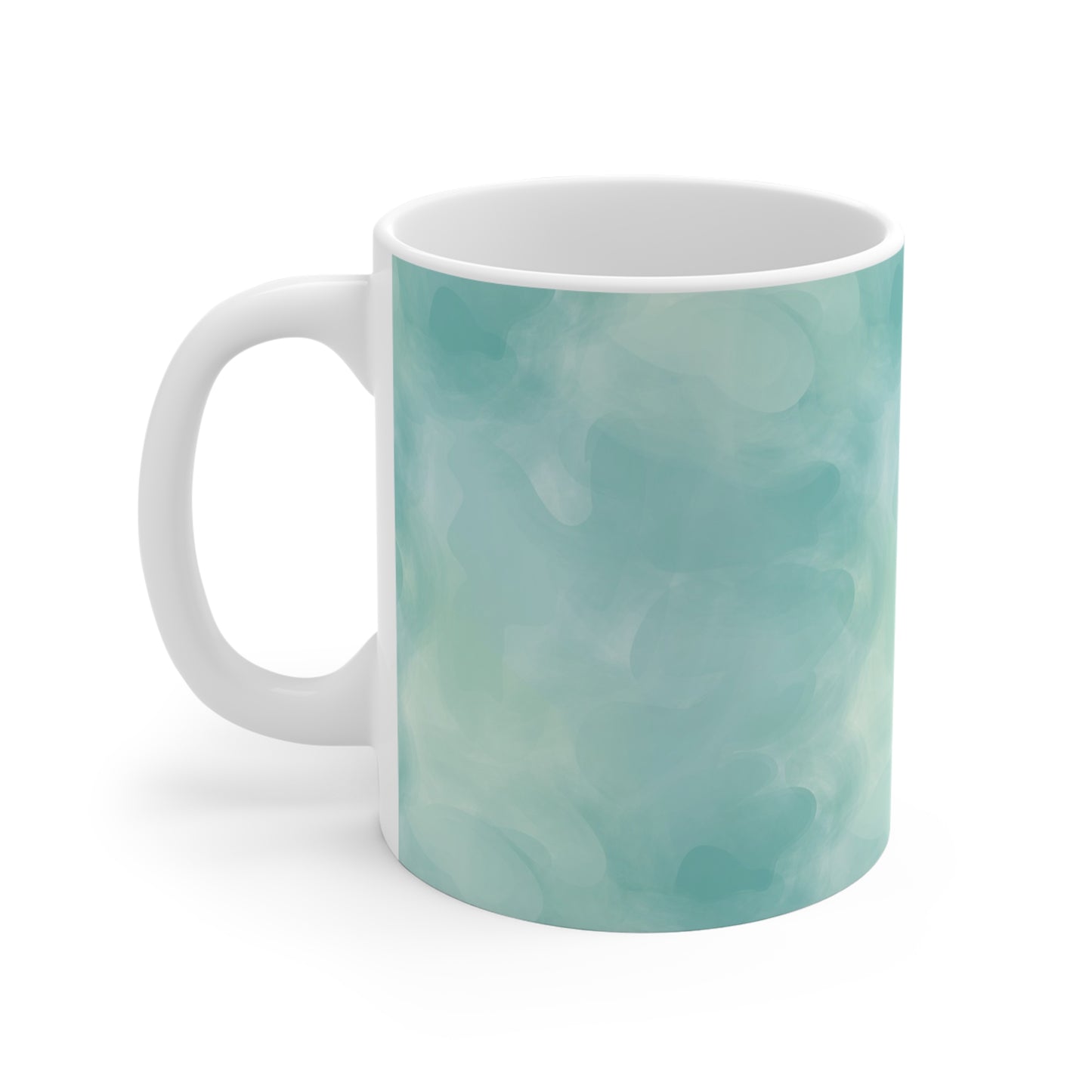 Cloudy Teal 11oz Coffee Mug