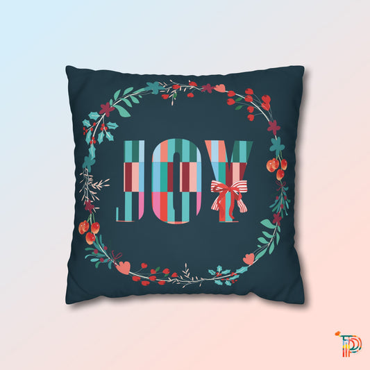 Joy Holiday Pillowcase