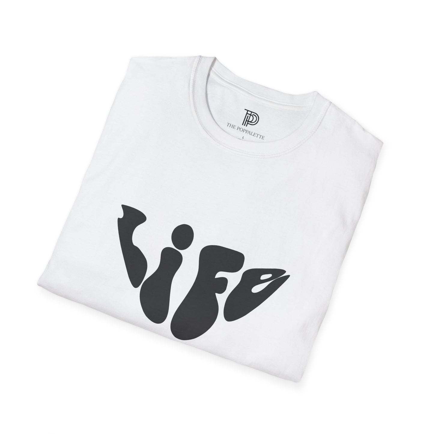 Black & white Life Graphic Men T-Shirt - Soft and Comfy Fit