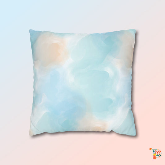 Sky Square Poly Canvas Pillowcase