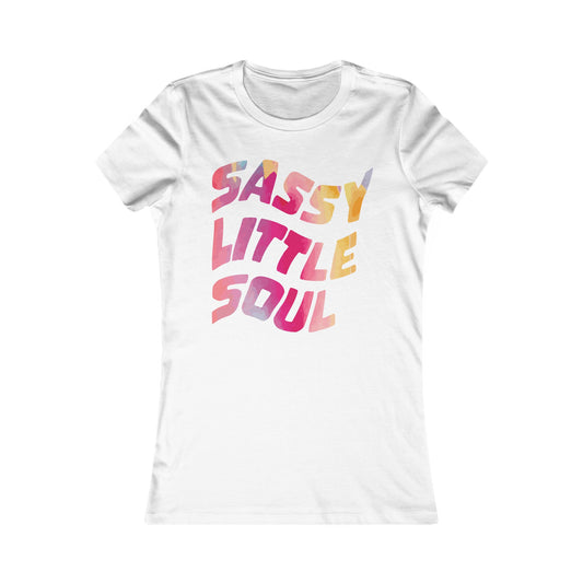 White Sassy Little Soul Women's Favorite Tee