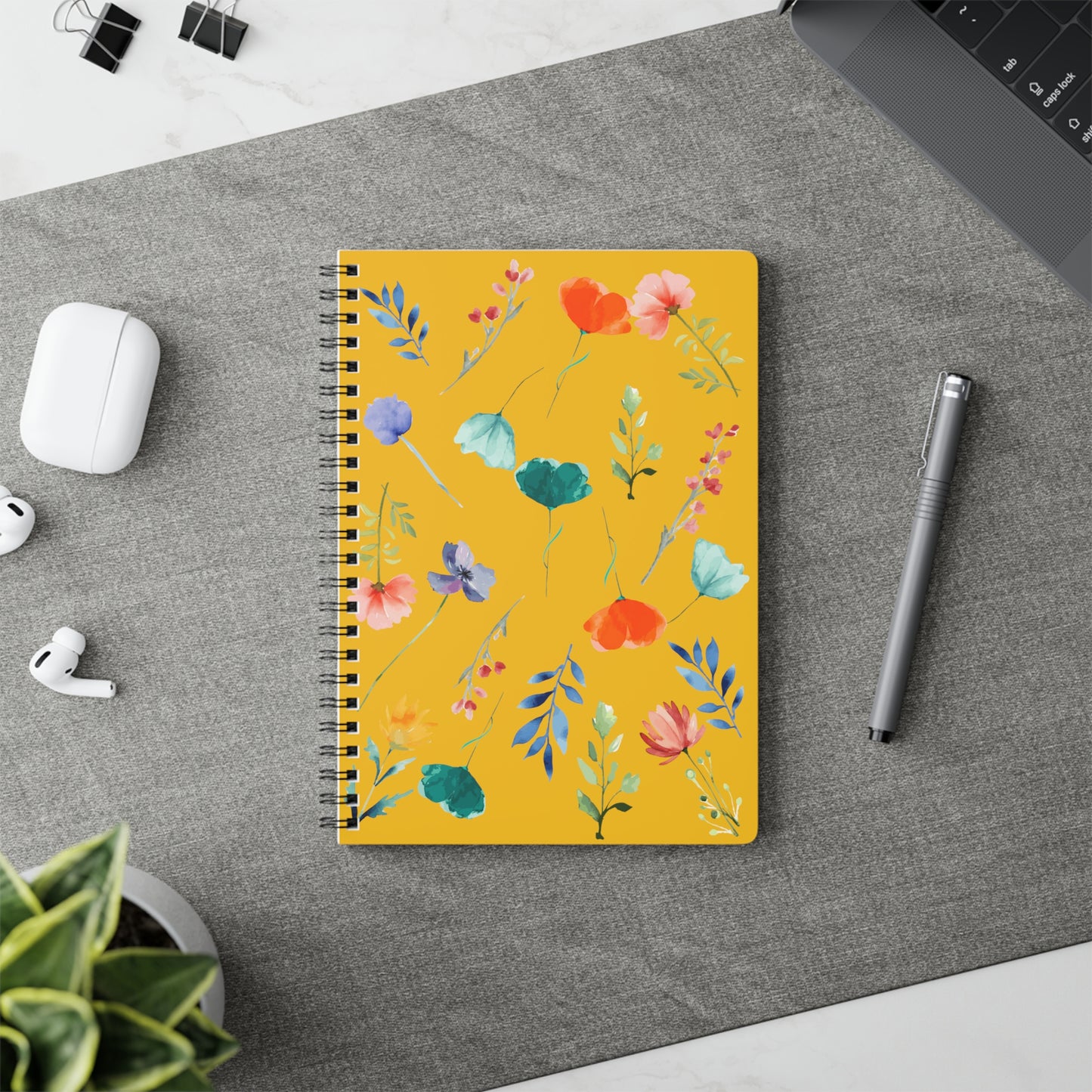 Wirobound Softcover Notebook, A5