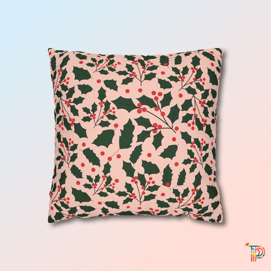 Christmas Floral Pillowcase