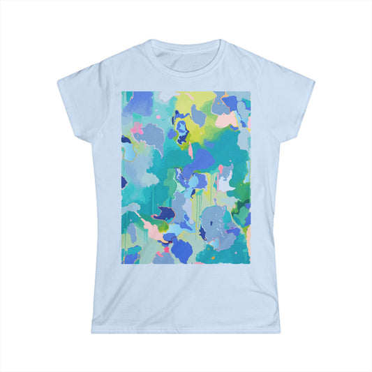 Colorful Abstract Women's Softstyle Tee