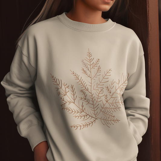 Nude Autumn Cozy Women's Sweatshirt