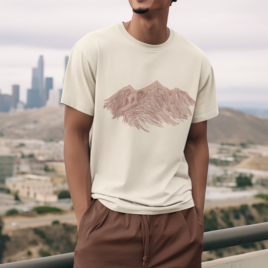 Sketched Mountain Graphic Men T-Shirt