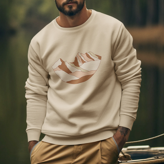 Nude Mountain Printed Men Sweatshirt